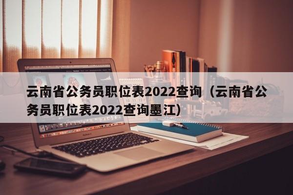 云南省公务员职位表2022查询（云南省公务员职位表2022查询墨江）