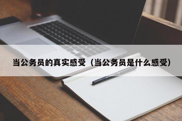 当公务员的真实感受（当公务员是什么感受）