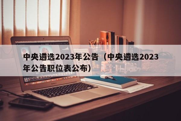 中央遴选2023年公告（中央遴选2023年公告职位表公布）