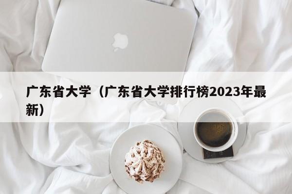 广东省大学（广东省大学排行榜2023年最新）