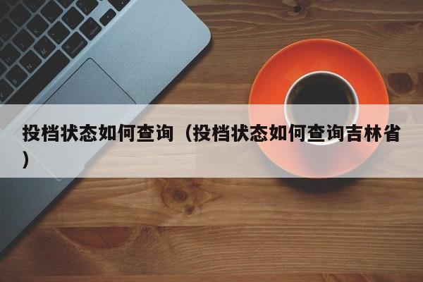 投档状态如何查询（投档状态如何查询吉林省）